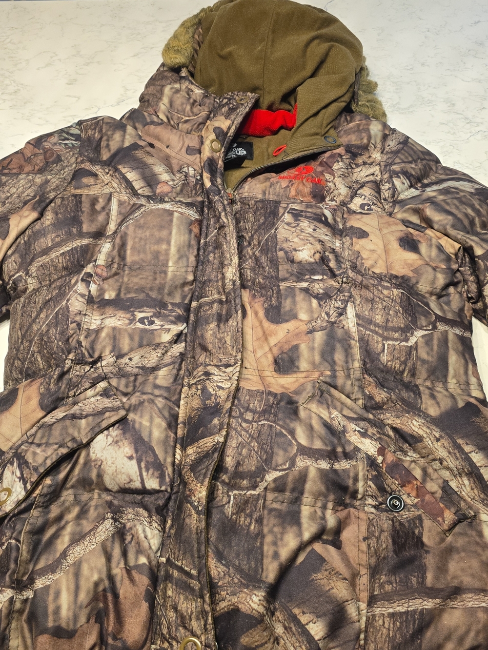 Mossy Oak Brown Camo Women's Insulated Puffer Jacket